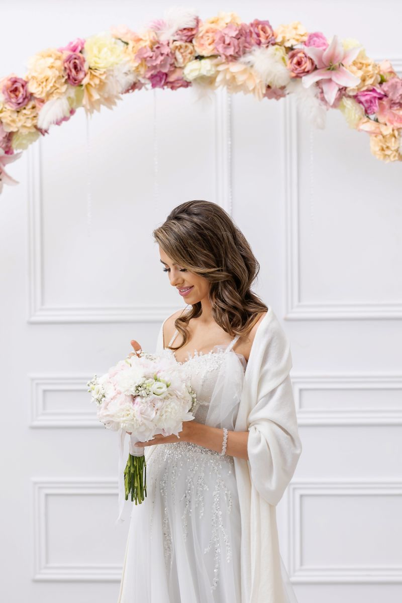 szal kaszmirowy ślubny bridalstole